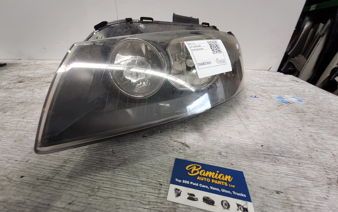 2005, Audi, A3, Left Headlamp