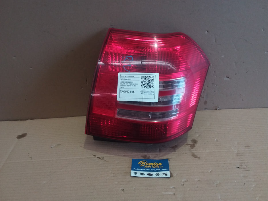 2004, Toyota, Corolla, Runx, Left Taillight