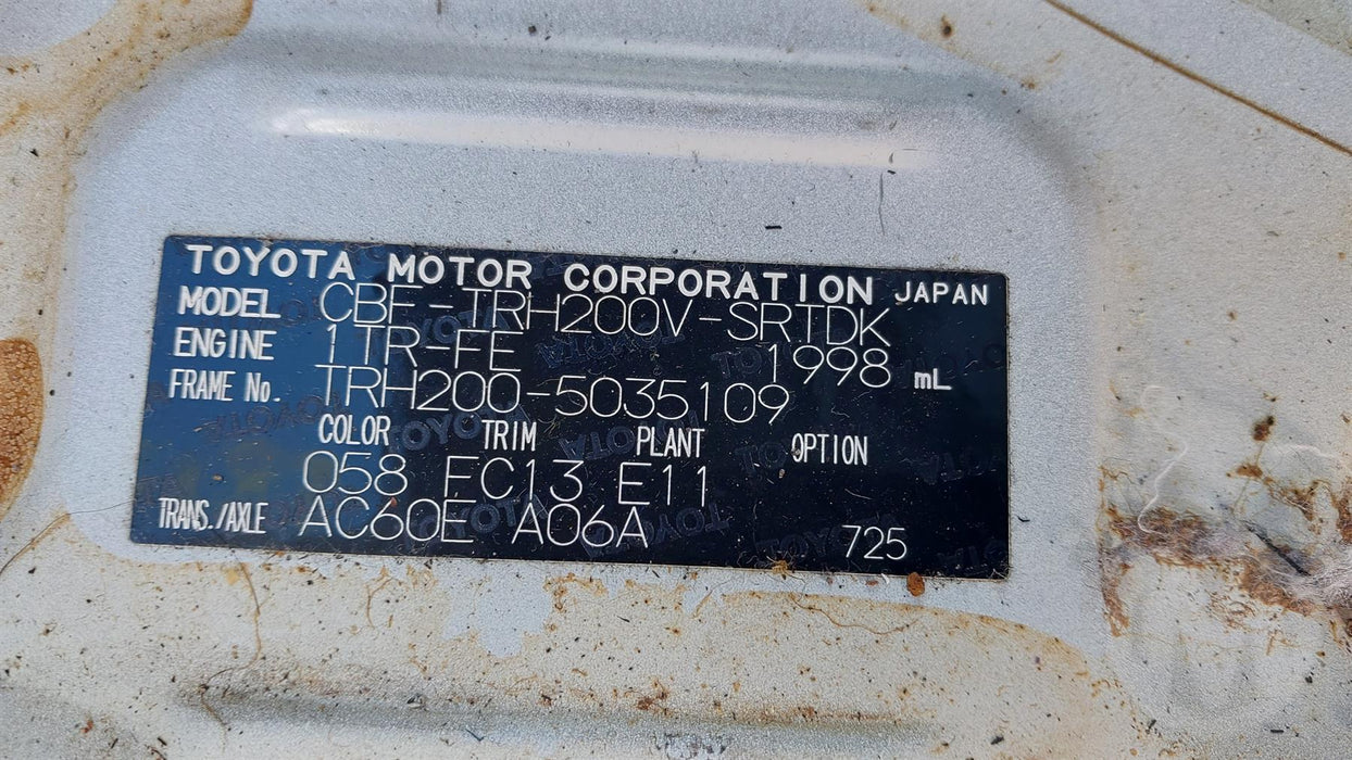 2018, Toyota, Hiace, TRH200-5035109