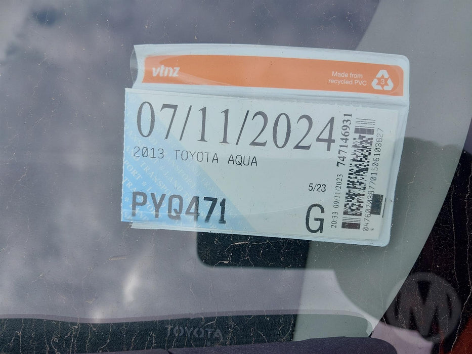 2013 Toyota Aqua   5450 - Used parts for sale