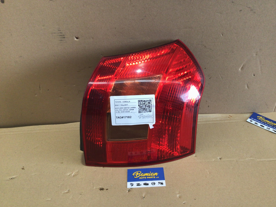 2003, Toyota, Corolla, Right Taillight