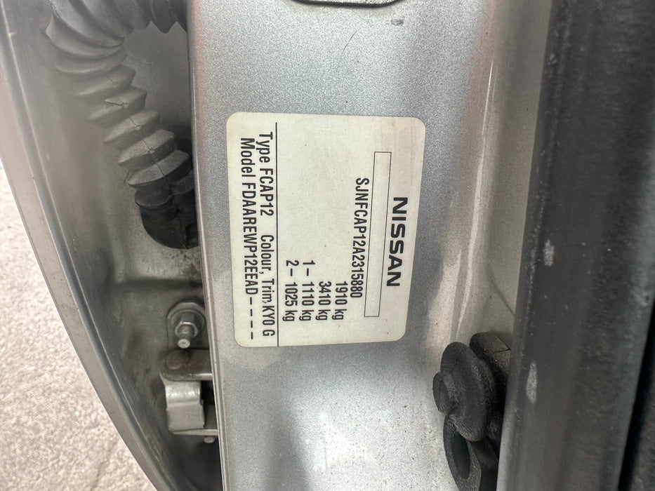 2007, Nissan, Primera, 2.0 PETROL SX HATCH