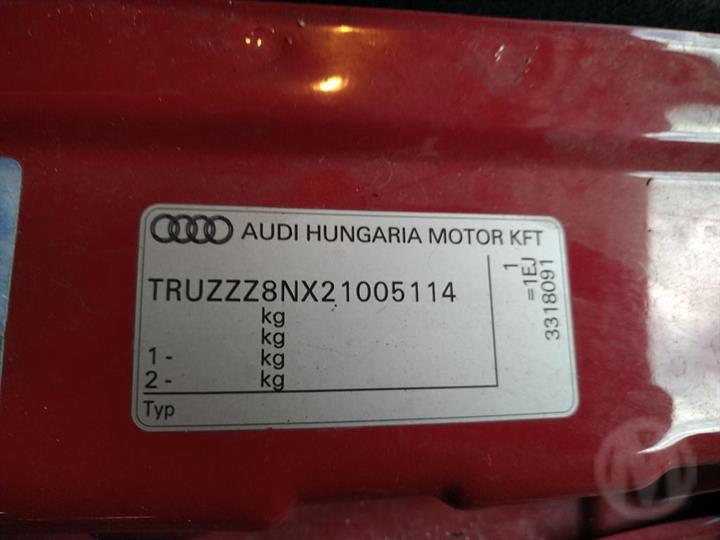 2002, Audi, TT, TRUZZZ8NX21005114