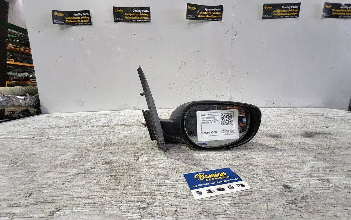 2005, Mazda, Verisa, Right Door Mirror