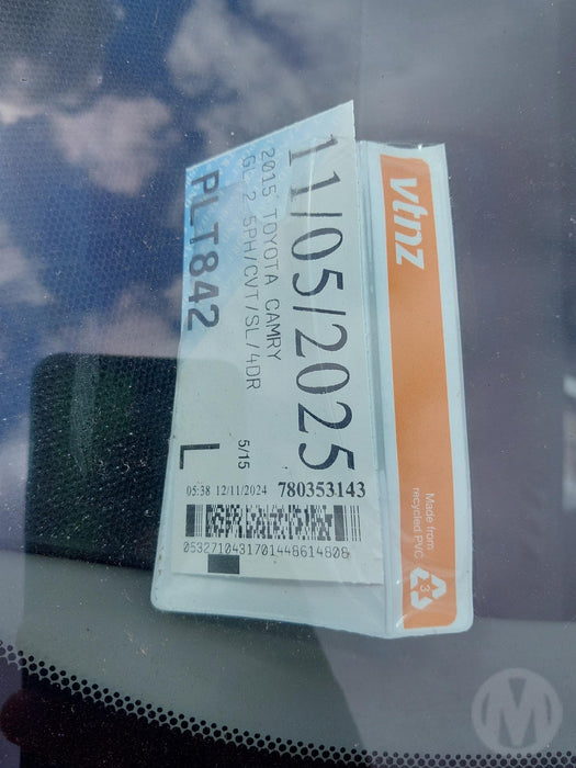 2015 Toyota Camry Hybrid XV50 6053 - Used parts for sale