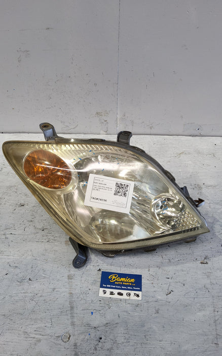 2003, Toyota, Ist, Right Headlamp