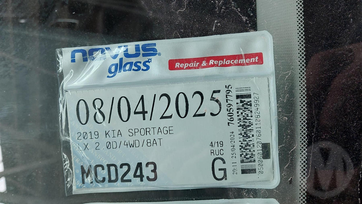 2019 Kia Sportage LX 2.0D/4WD/8AT  5109 - Used parts for sale
