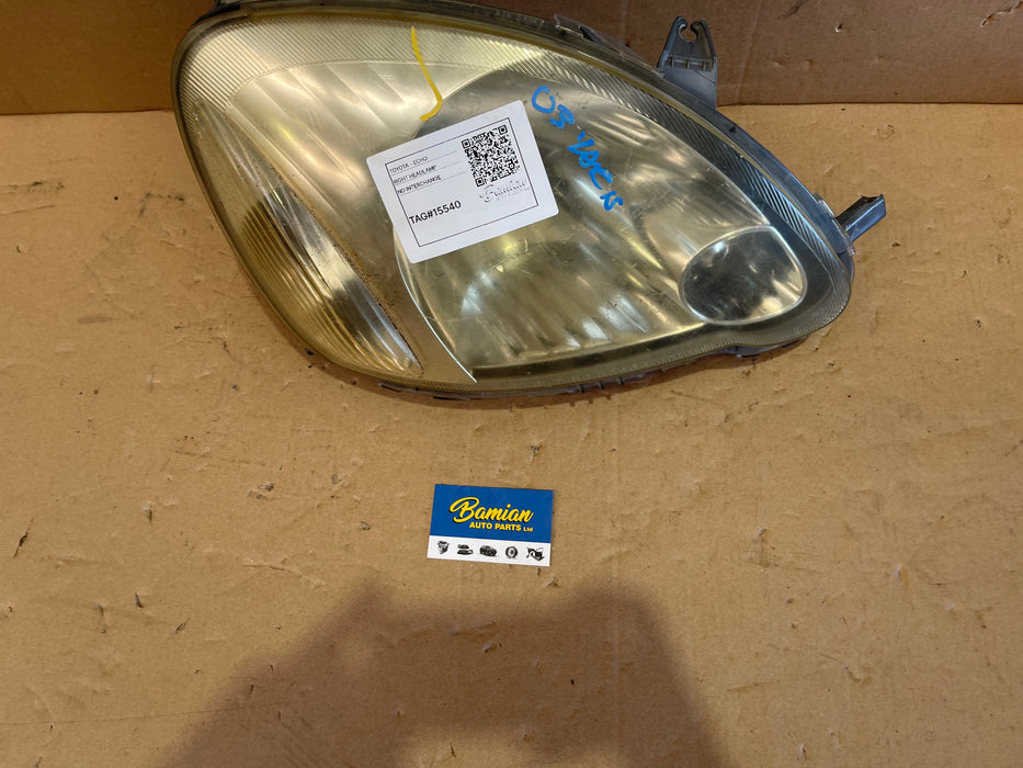 1997, Toyota, Echo, Right Headlamp