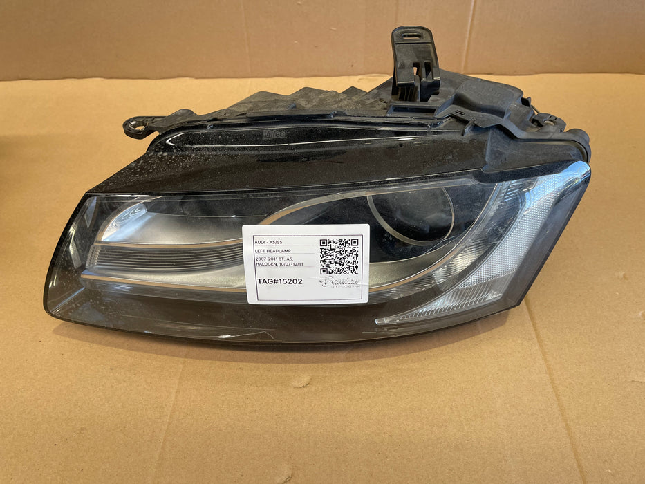 2008, Audi, A5/S5, A5, Left Headlamp