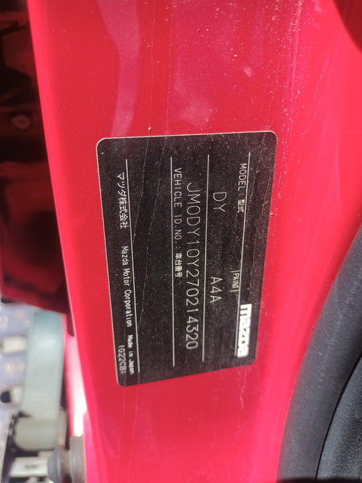 2007 Mazda Demio DY  HATCH 5 DR 1.5 AUTO  6132 - Used parts for sale