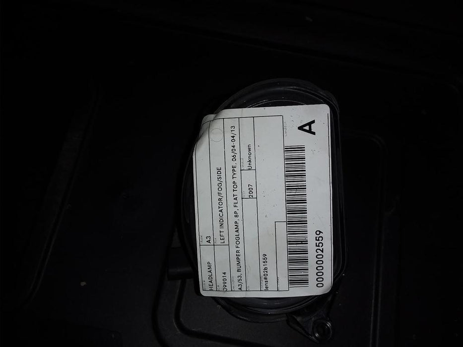Audi A3 A3  Left Indicator/Fog/Side