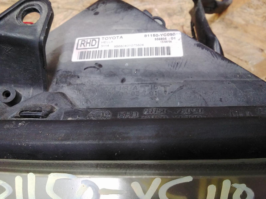 2004 Toyota Camry Camry  Left Headlamp