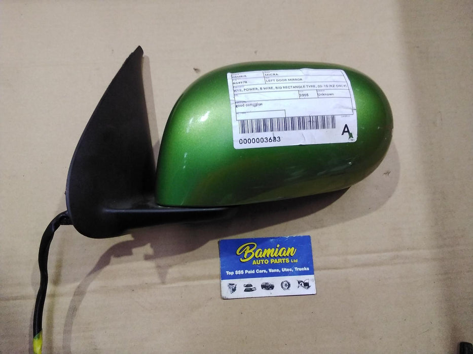 Nissan Micra March  Left Door Mirror