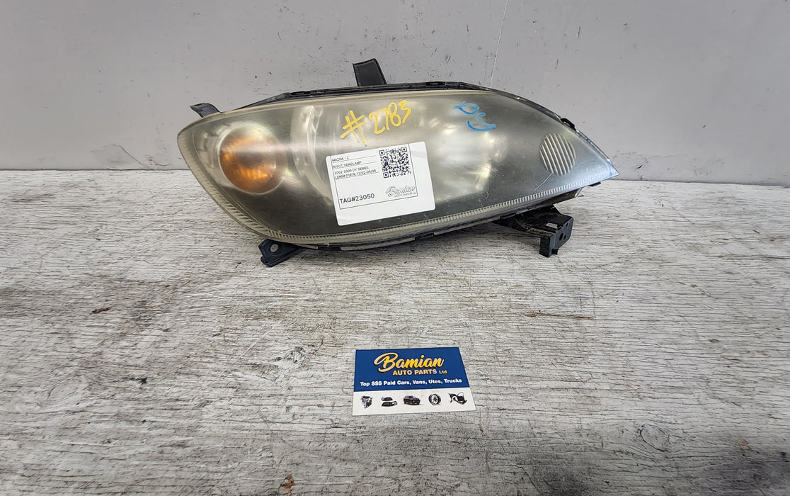 2003, Mazda, 2, DY, Right Headlamp