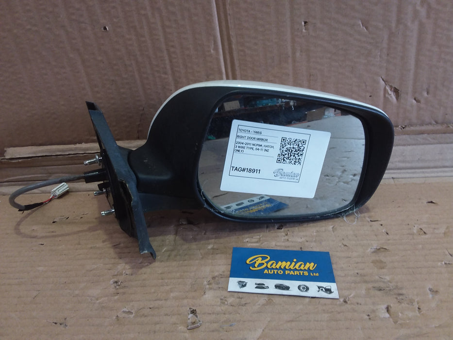 2009, Toyota, Yaris, Right Door Mirror