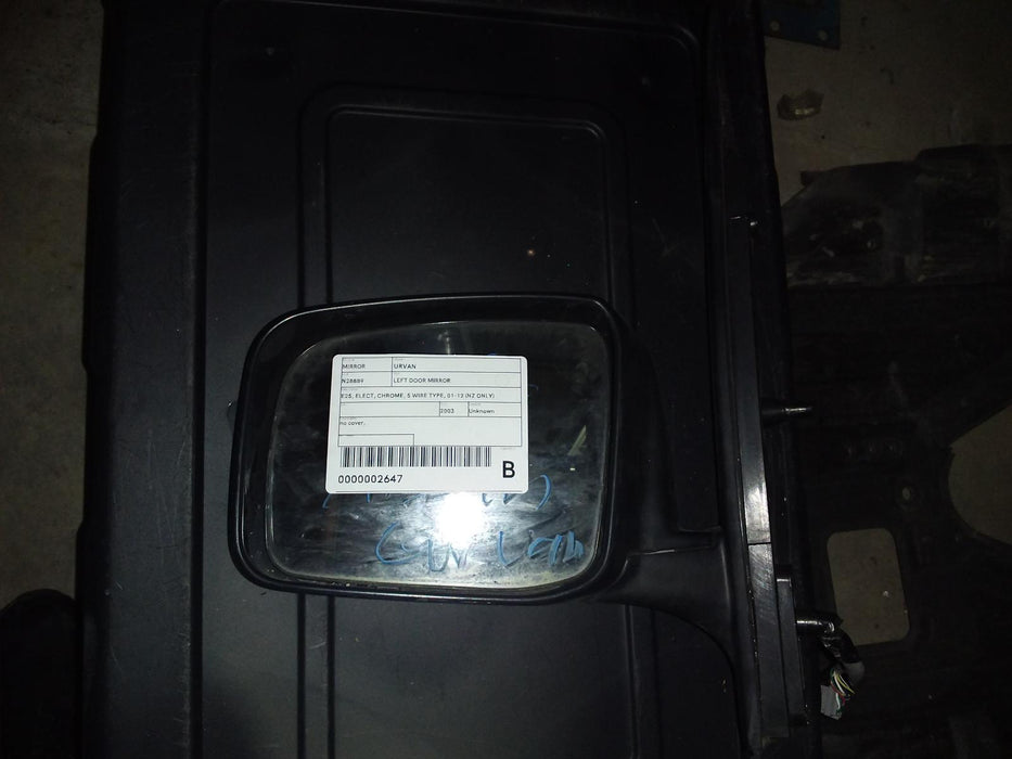 Nissan, URVAN, Urvan, Left Door Mirror