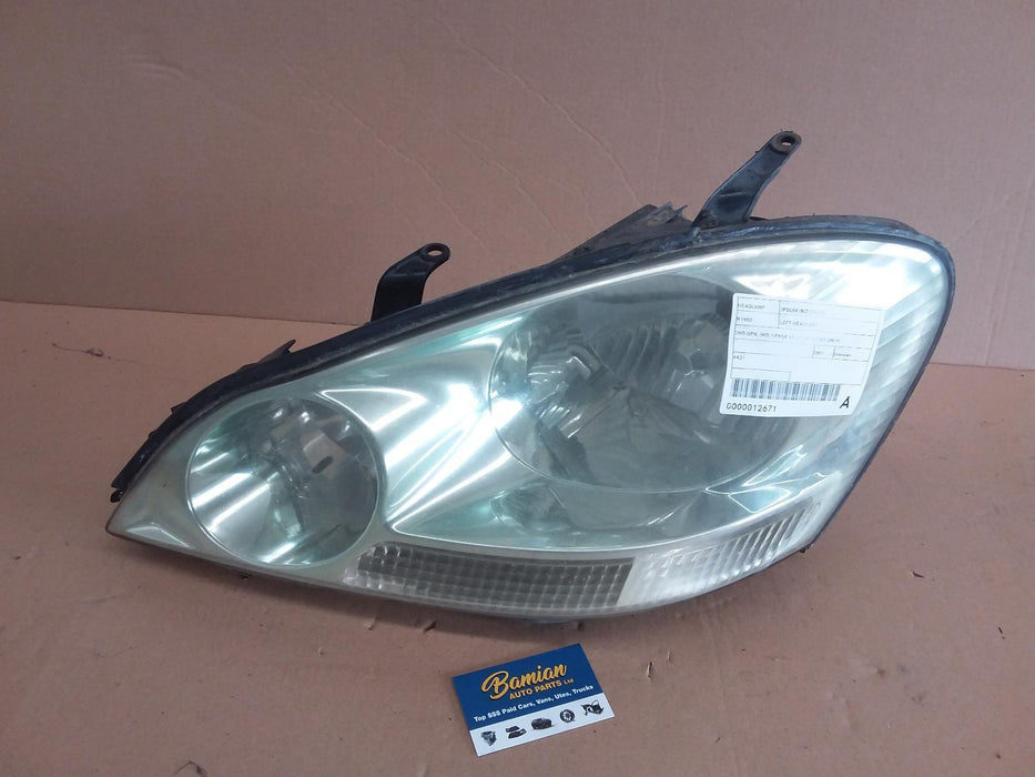 Toyota, Ipsum, Left Headlamp