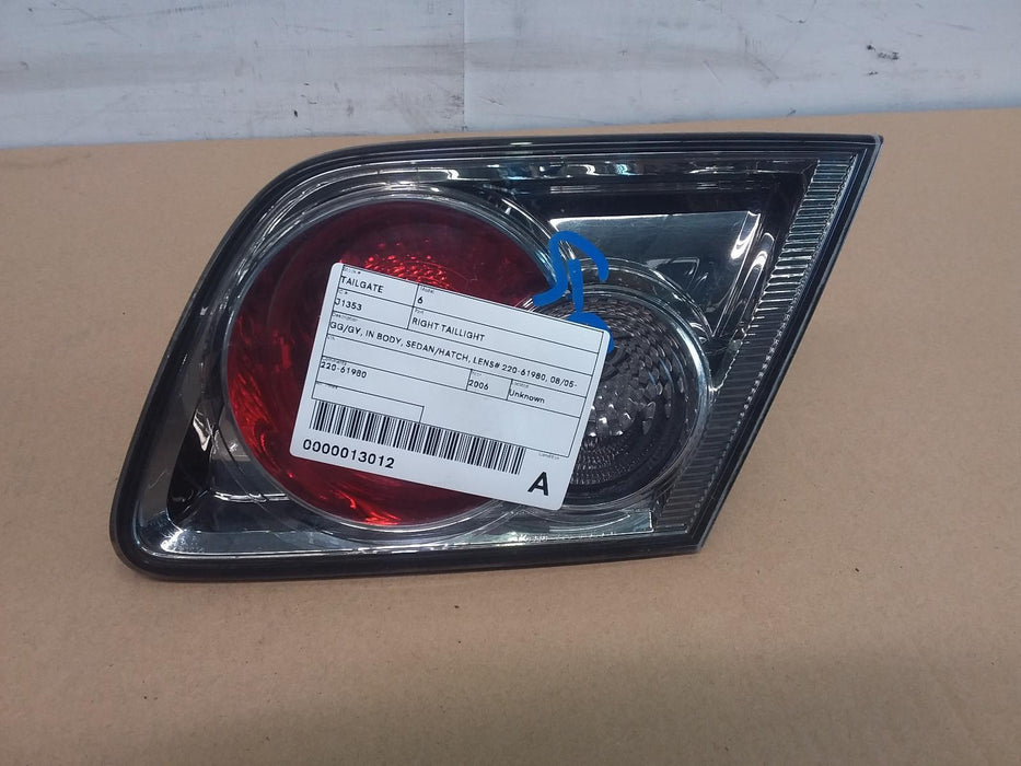 Mazda, 6, Right Taillight