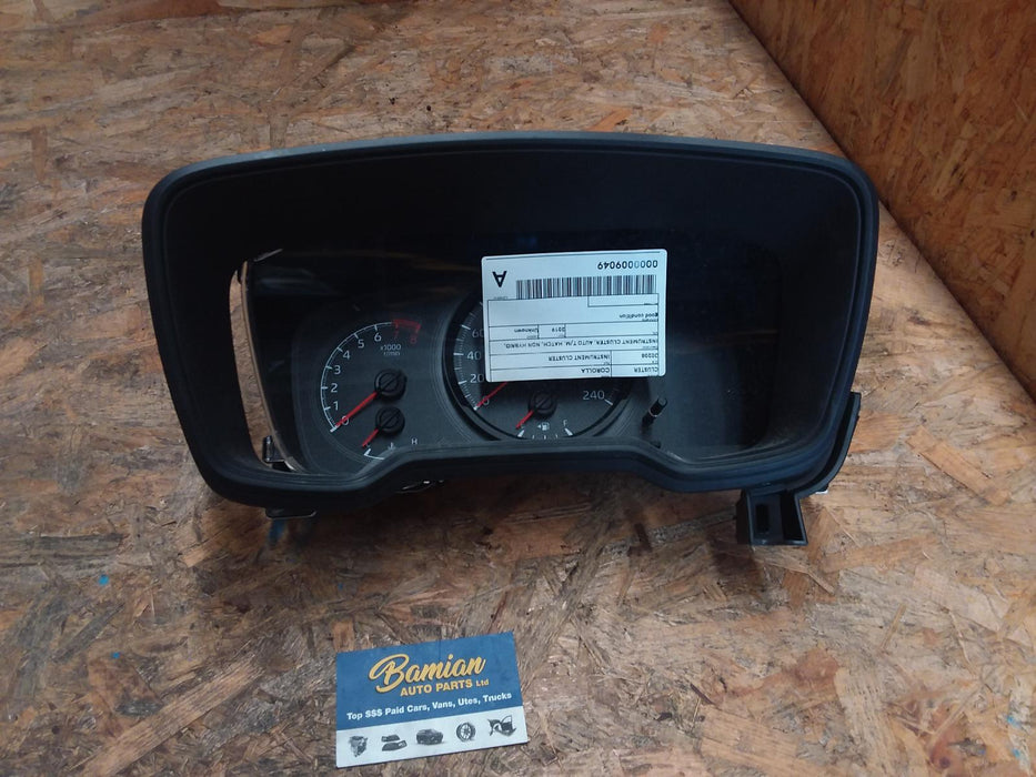 Toyota, Corolla, Instrument Cluster