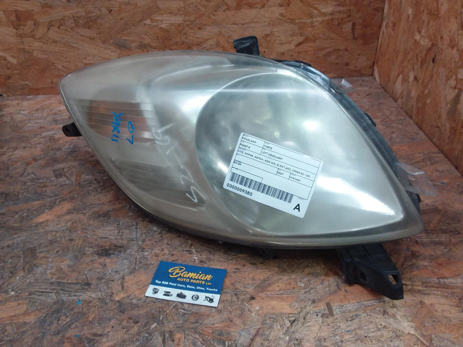 Toyota, Yaris, Left Headlamp