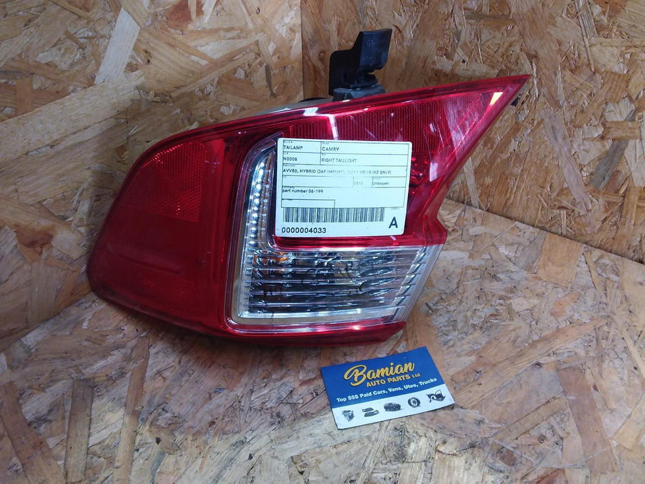 Toyota, Camry, Right Taillight