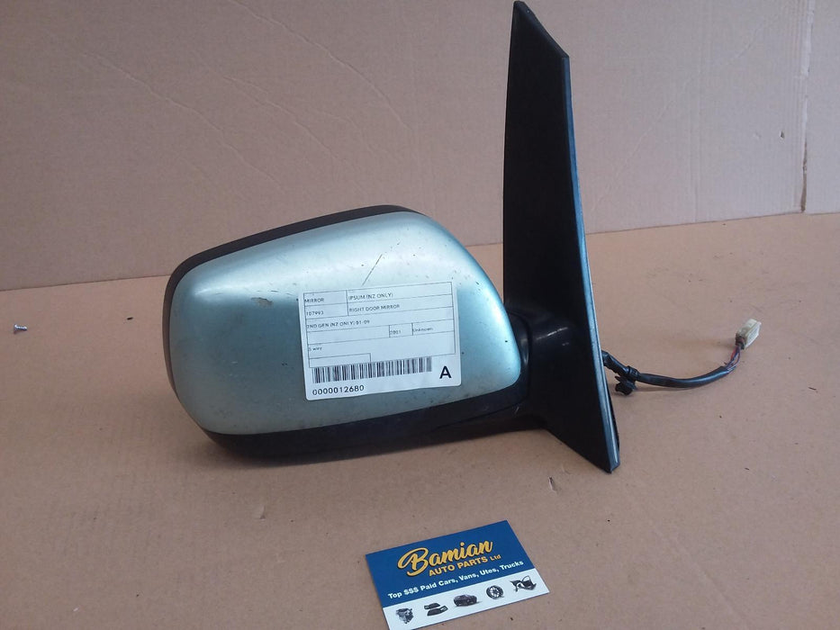 2001, Toyota, Ipsum, Right Door Mirror