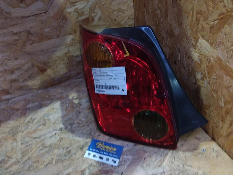 Toyota, Ist, Left Taillight