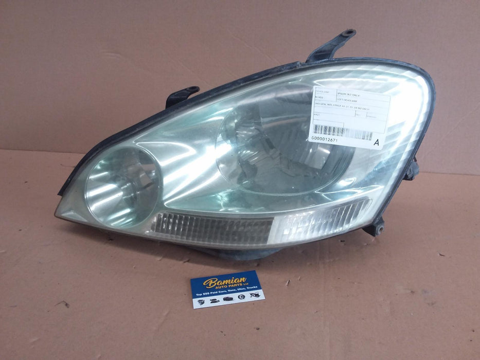 Toyota, Ipsum, Left Headlamp