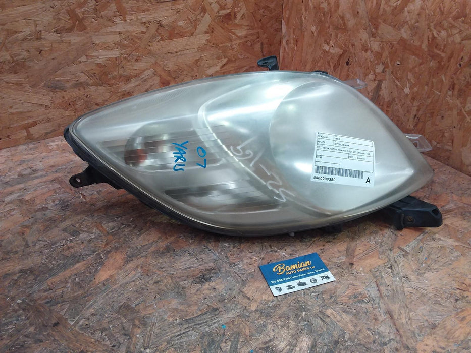 Toyota, Yaris, Left Headlamp