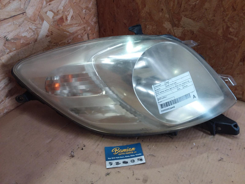 2005, Toyota, Yaris, Right Headlamp