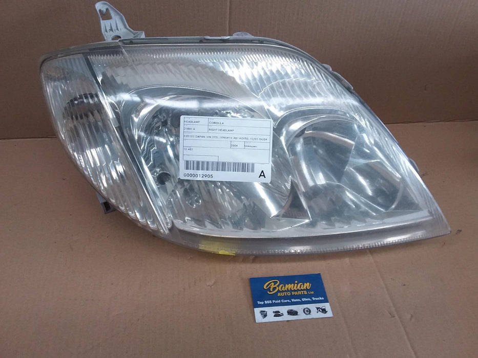 Toyota, Corolla, Right Headlamp