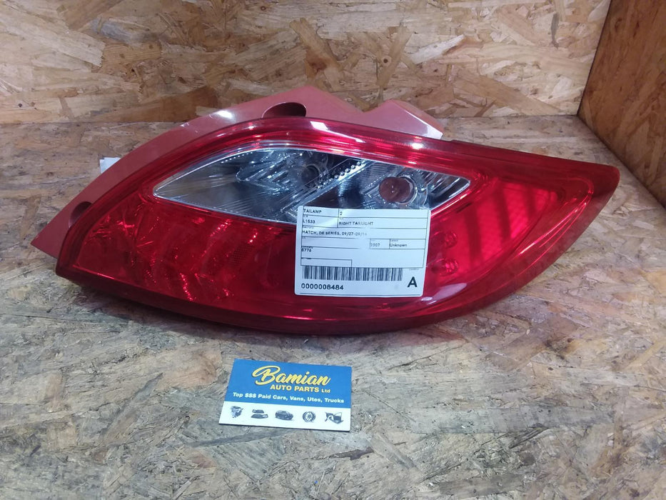 Mazda, 2, Right Taillight