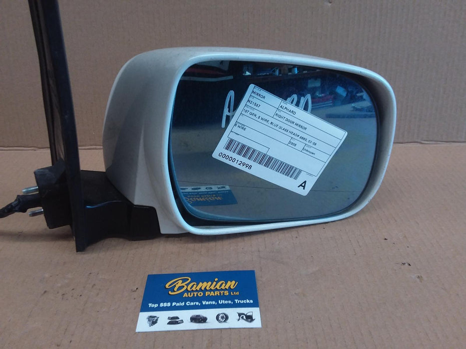 Toyota, Alphard, Right Door Mirror