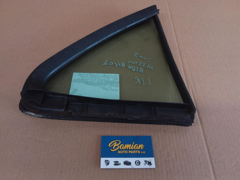 Nissan, Sylphy, Left Rear Quarter Door Glass