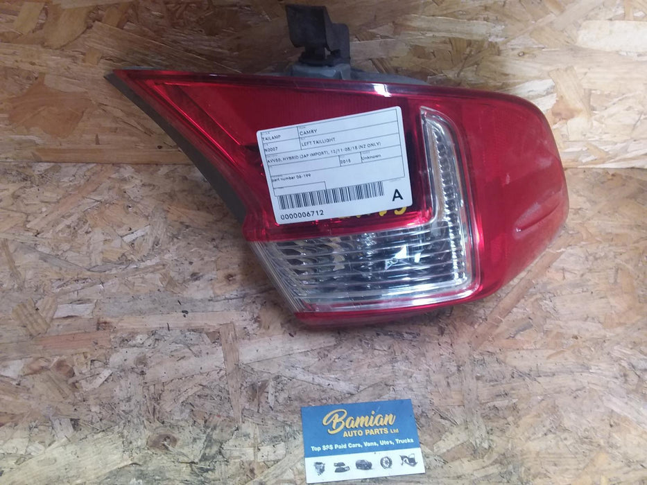 Toyota, Camry, Left Taillight