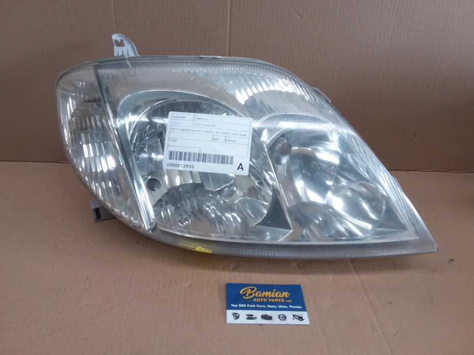 Toyota, Corolla, Right Headlamp