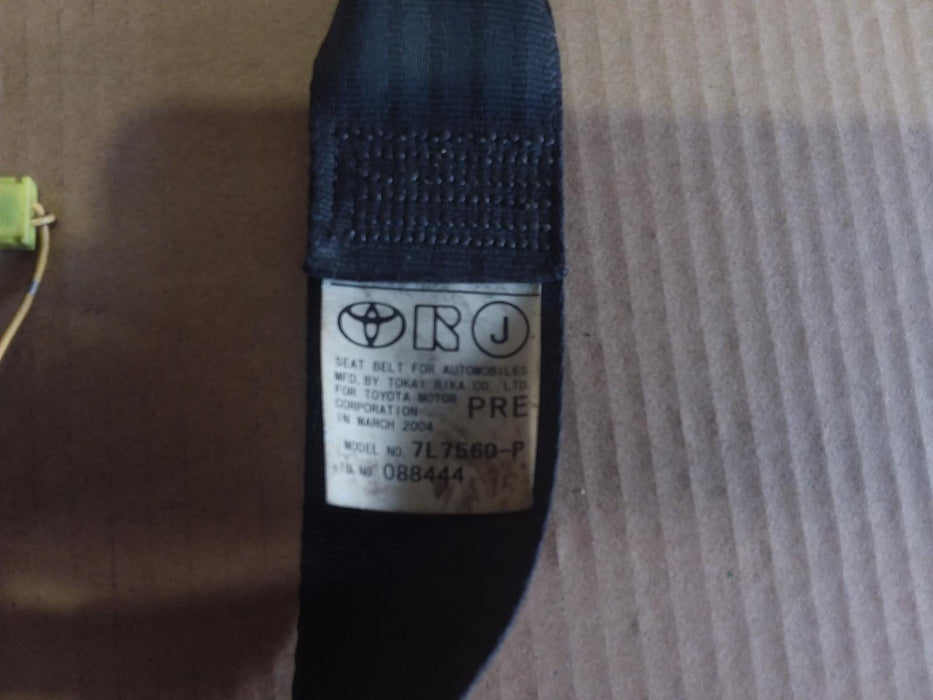 Toyota, Ist, Seat Belt