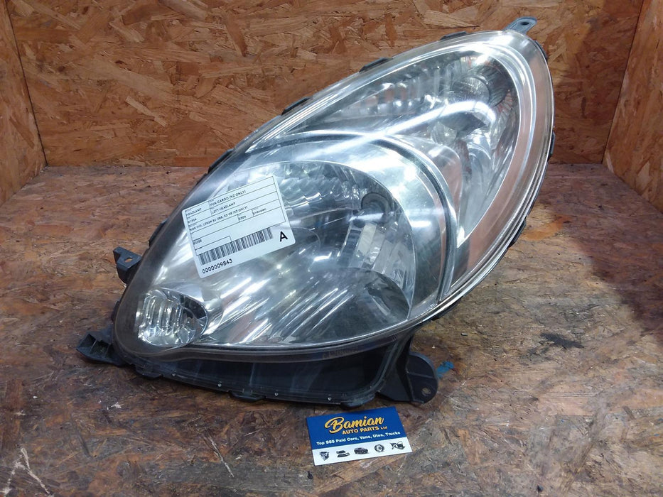 Toyota, FunCargo, Left Headlamp